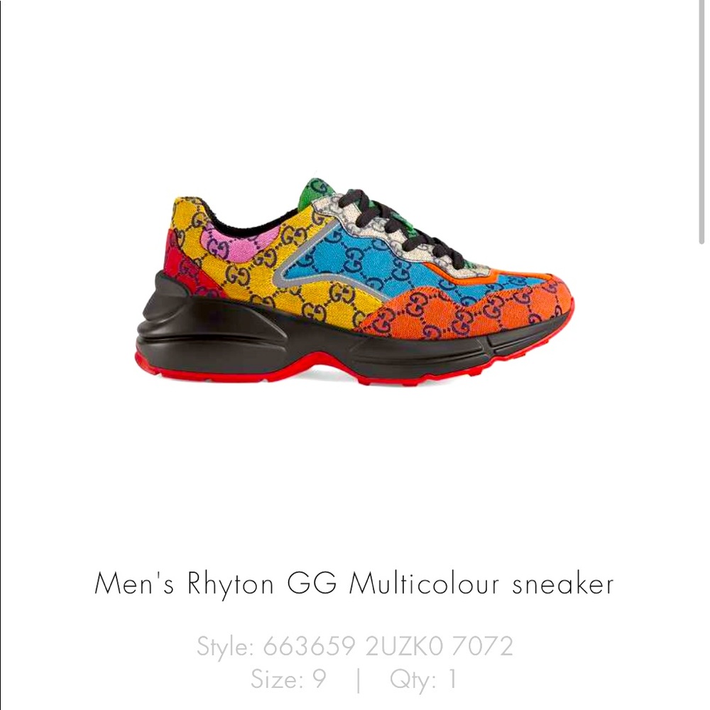 **SOLD**EXCLUSIVE**Gucci Rhyton ‘GG’ Multi-Color